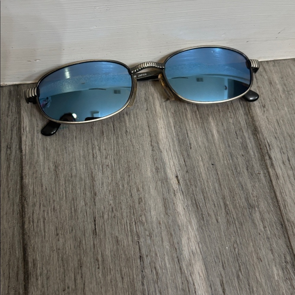 Vintage Revo Made in Japan Oval Mirror Sunglasses Y2K Retro 90s SEC Core
